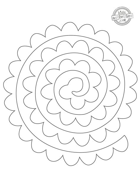 Paper Roses Template