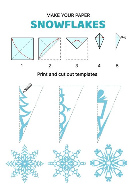 Paper Snowflake Template