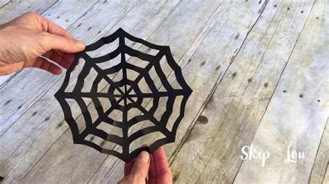 Paper Spider Web Template
