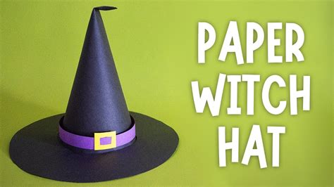 Paper Witch Hat Template