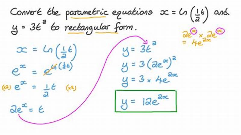 Parametric Equations In Rectangular Form