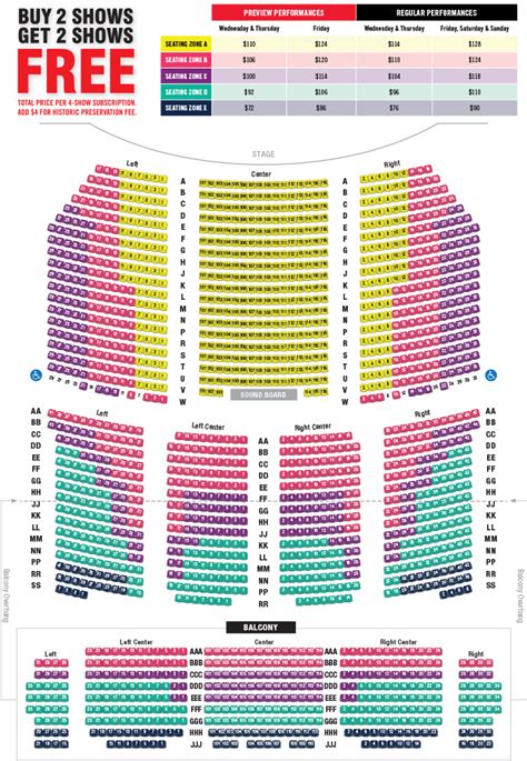 Paramount Aurora Seating Chart