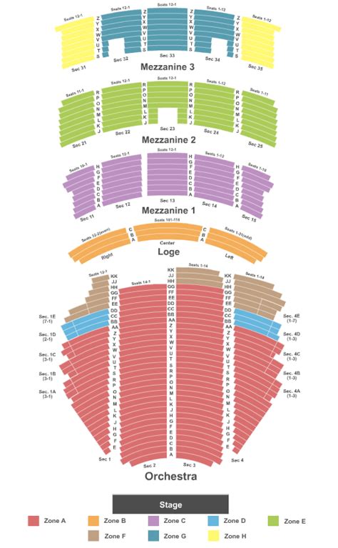 Paramount Seattle Seating Chart