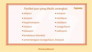 Partikel dalam Kalimat Indonesia