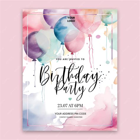 Party Invite Template