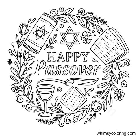 Passover Printable Coloring Pages