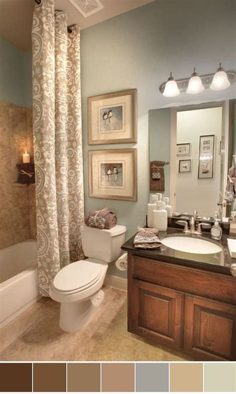 Pastel color schemes for bathroom