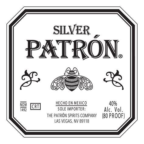 Patron Label Template Free