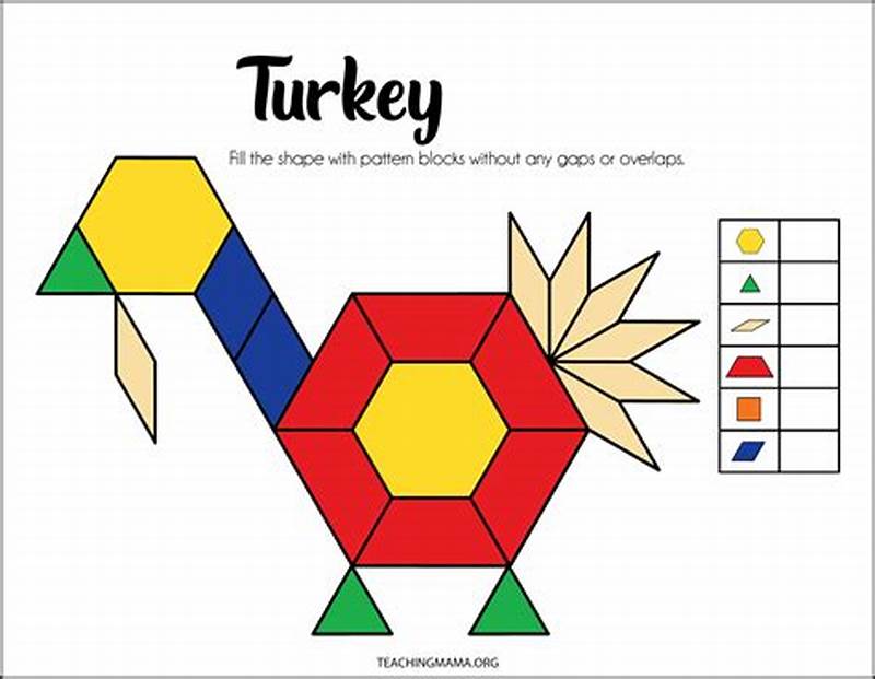 Pattern Block Turkey