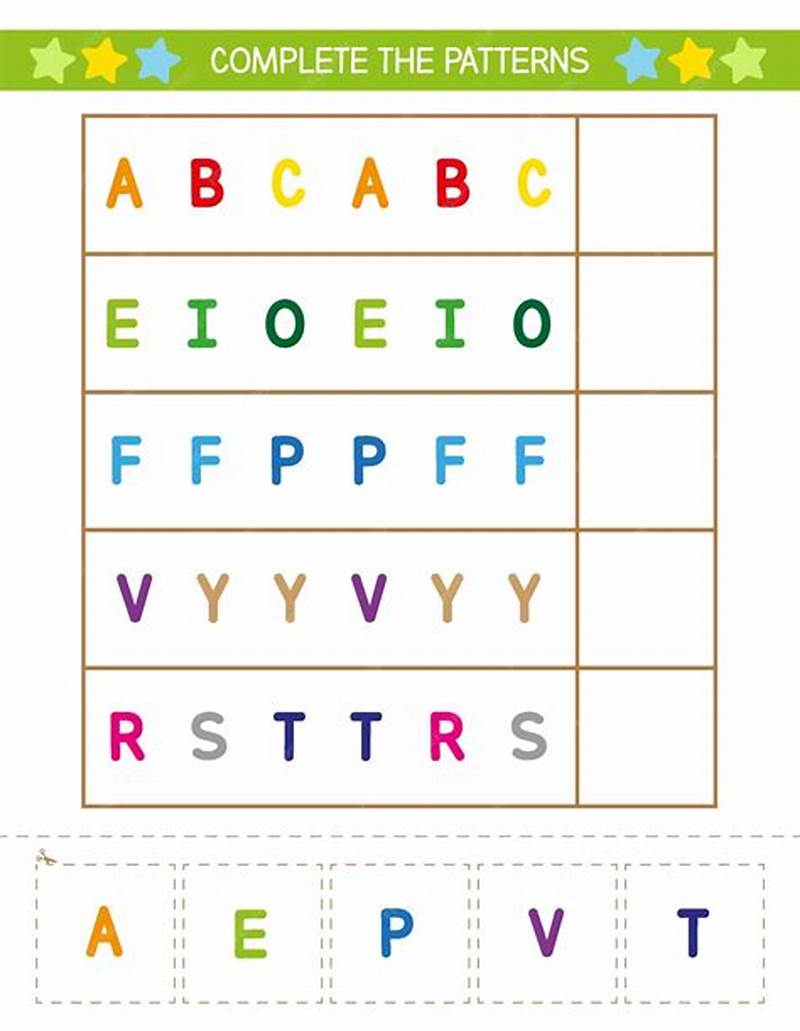 Pattern For Alphabets