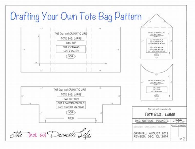 Pattern For Bag Making