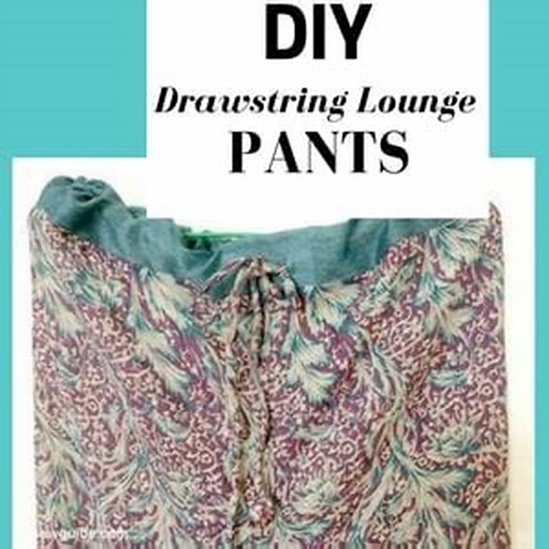 Pattern For Drawstring Pants
