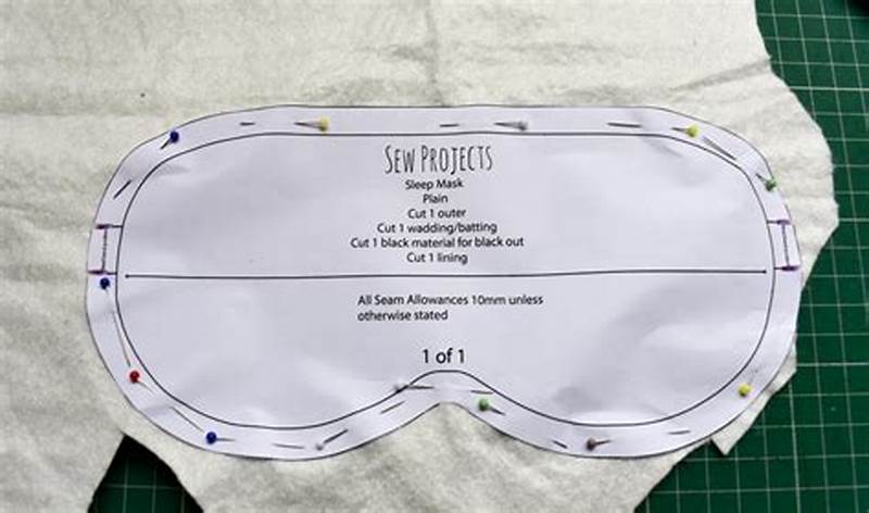 Pattern For Sleep Mask