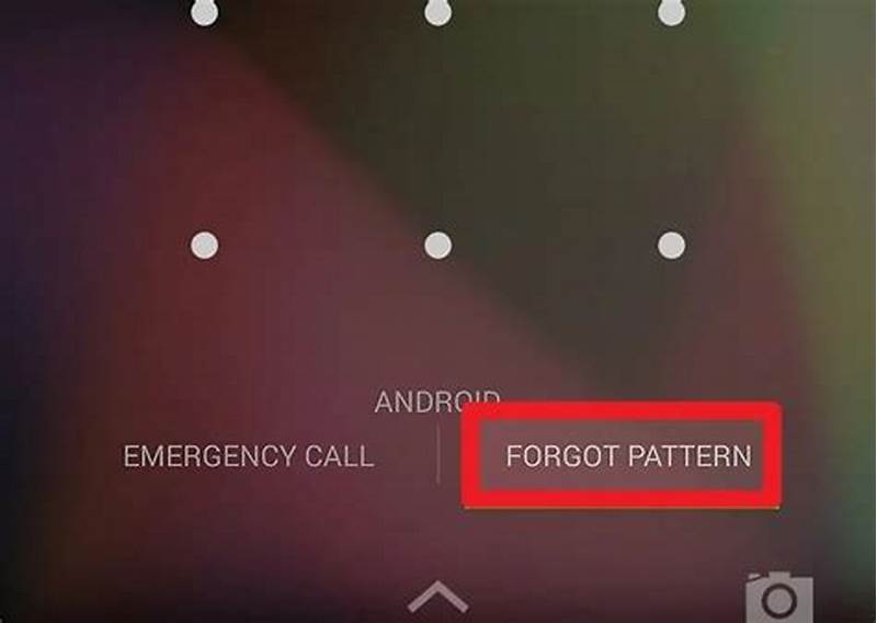 Pattern Forget Android