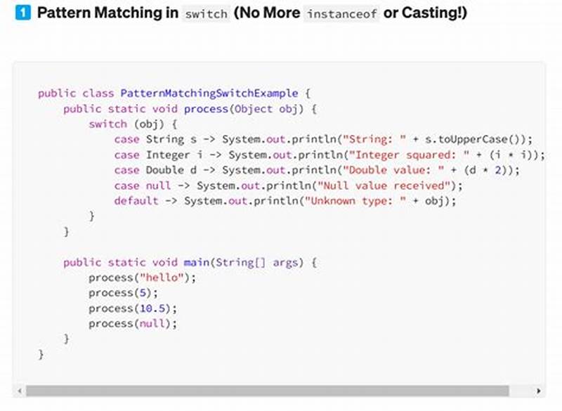 Pattern Matching Java