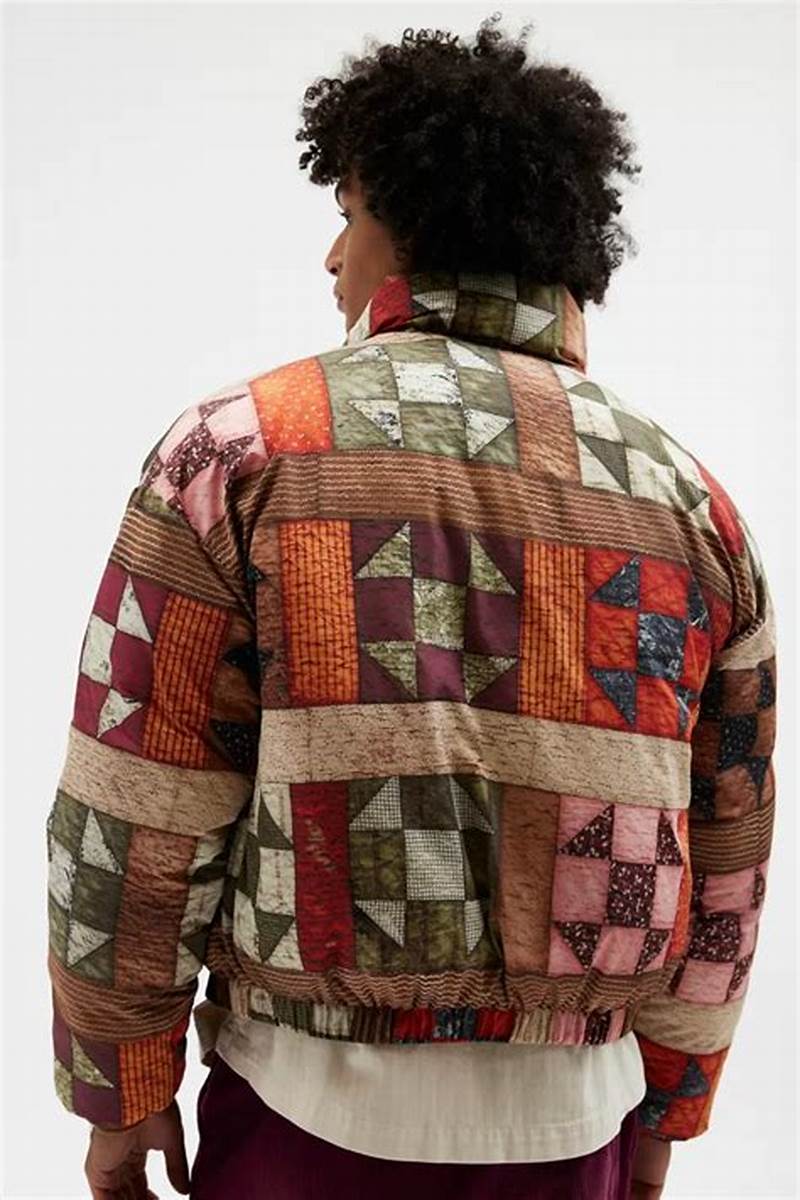 Pattern Puffer Jacket