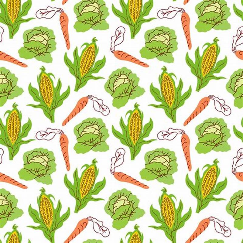 Pattern With Vegetables