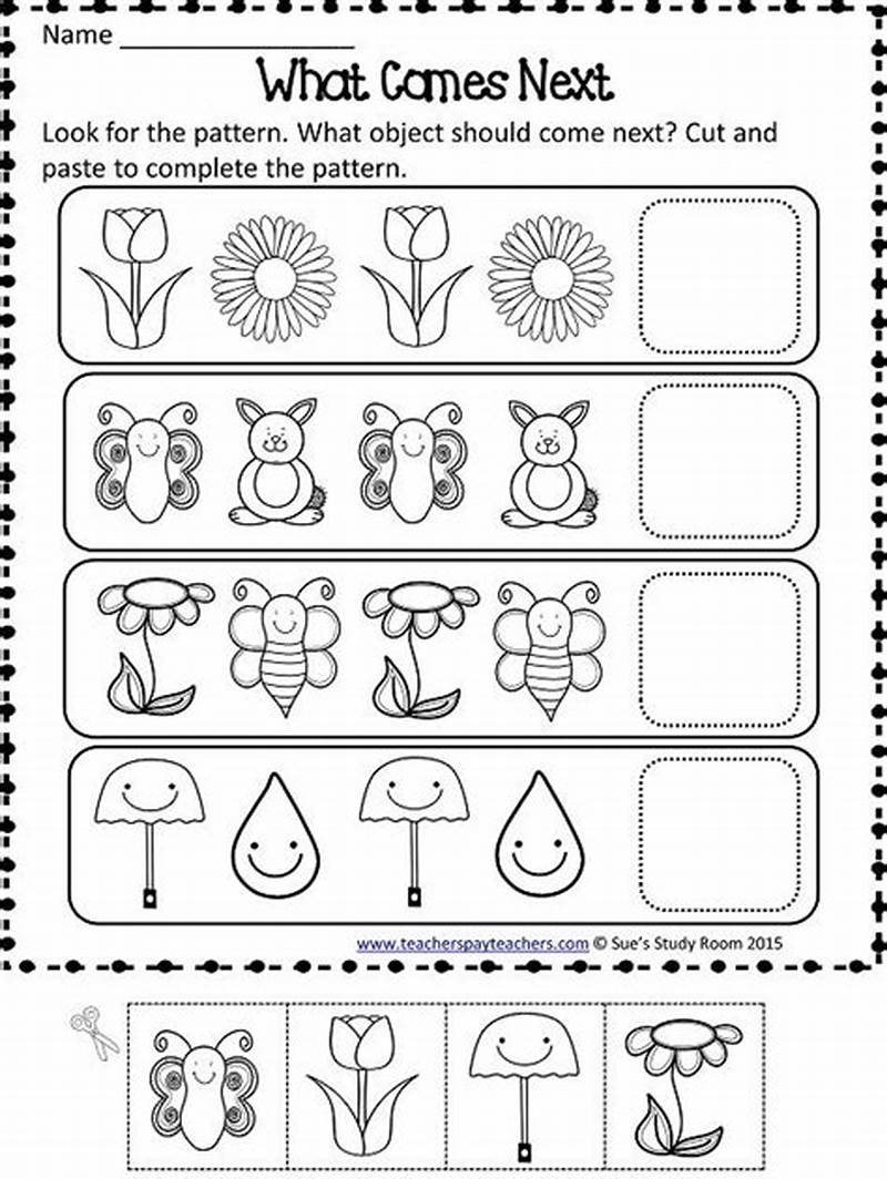 Pattern Worksheet Prek
