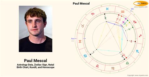 Paul Mescal Natal Chart