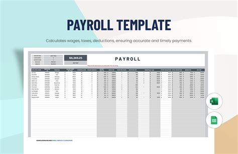Payroll Template Excel Free Download With Formula