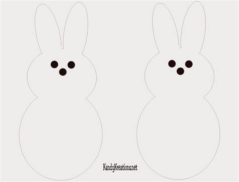 Peep Template Printable