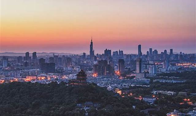 Pemandangan Ibu Kota Nanjing