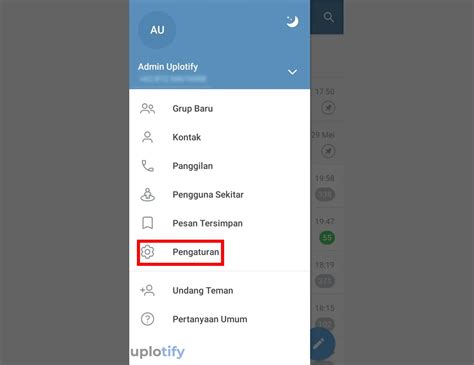 Pengaturan Telegram