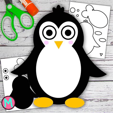 Penguin Template To Print