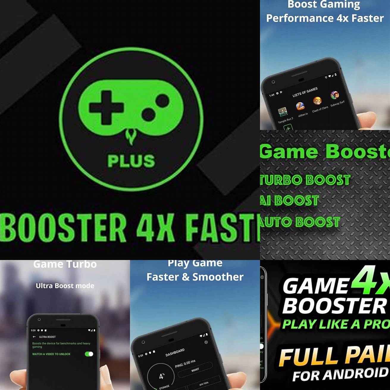 Peningkatan Performa Game Booster 4x Faster Pro Apk akan membantu meningkatkan performa game Anda dengan mengoptimalkan penggunaan CPU RAM dan memori internal pada perangkat Anda