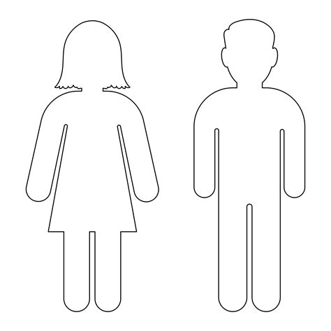 People Drawing Template