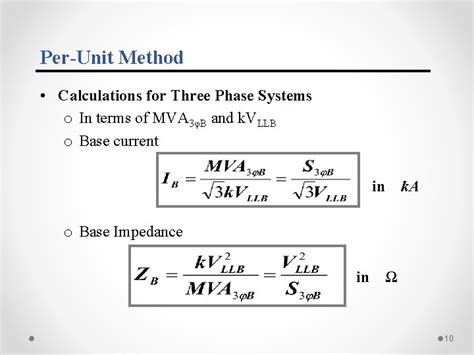 Unit Calculation Power System
