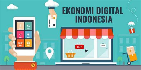 Ilustrasi perkembangan e-commerce dan ekonomi digital