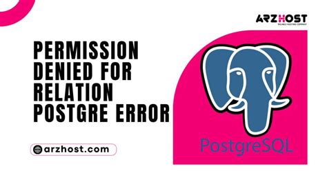 Permission denied for relation in PostgreSQL
