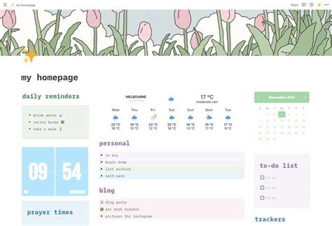Personal Notion Templates