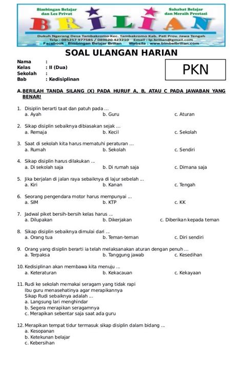 Pertanyaan PKN Kelas 10 Indonesia