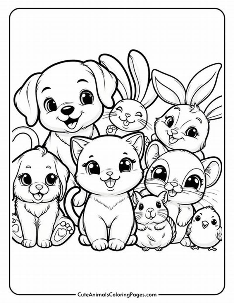Pets In Color Creative Coloring Kit