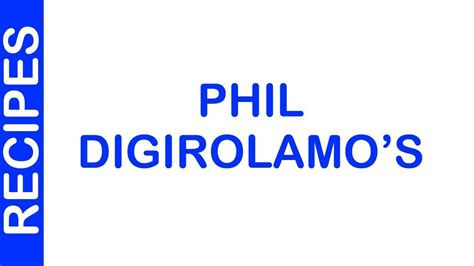 Phil DiGirolamo Philosophy