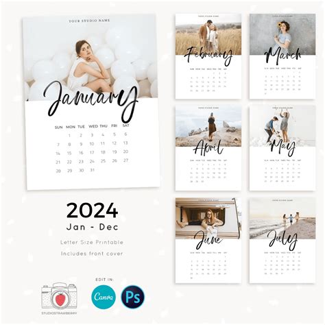 Photo Calendar Template