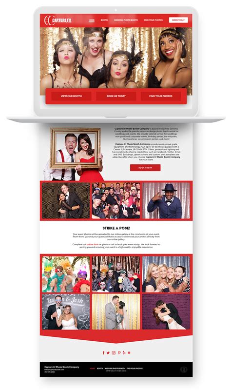 Photobooth Website Template