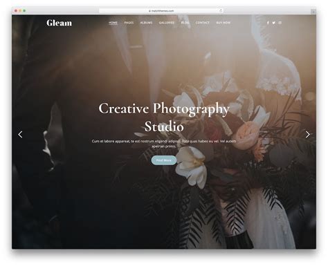 Photography Websites Templates