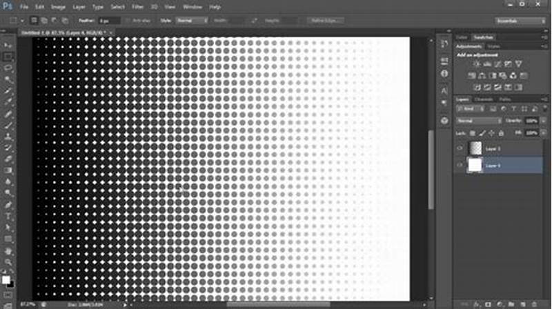 Photoshop Create Halftone Pattern