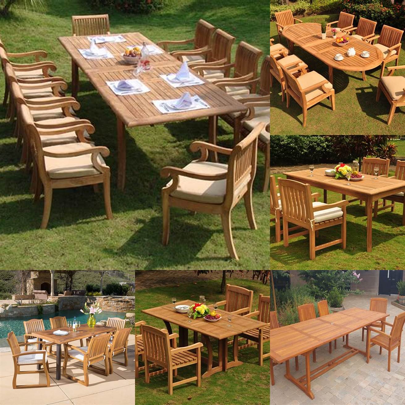 Pictures of Fish Tales Teak Furniture in Different Settings