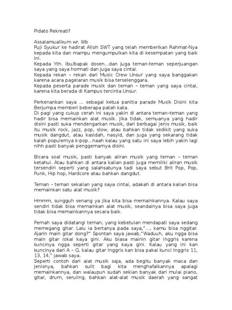 Pidato Lucu