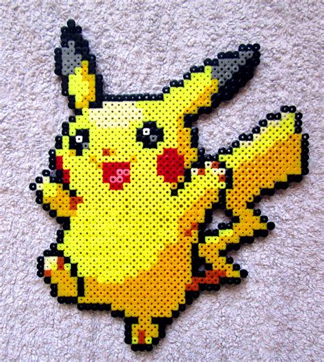 Pikachu Perler Bead Template