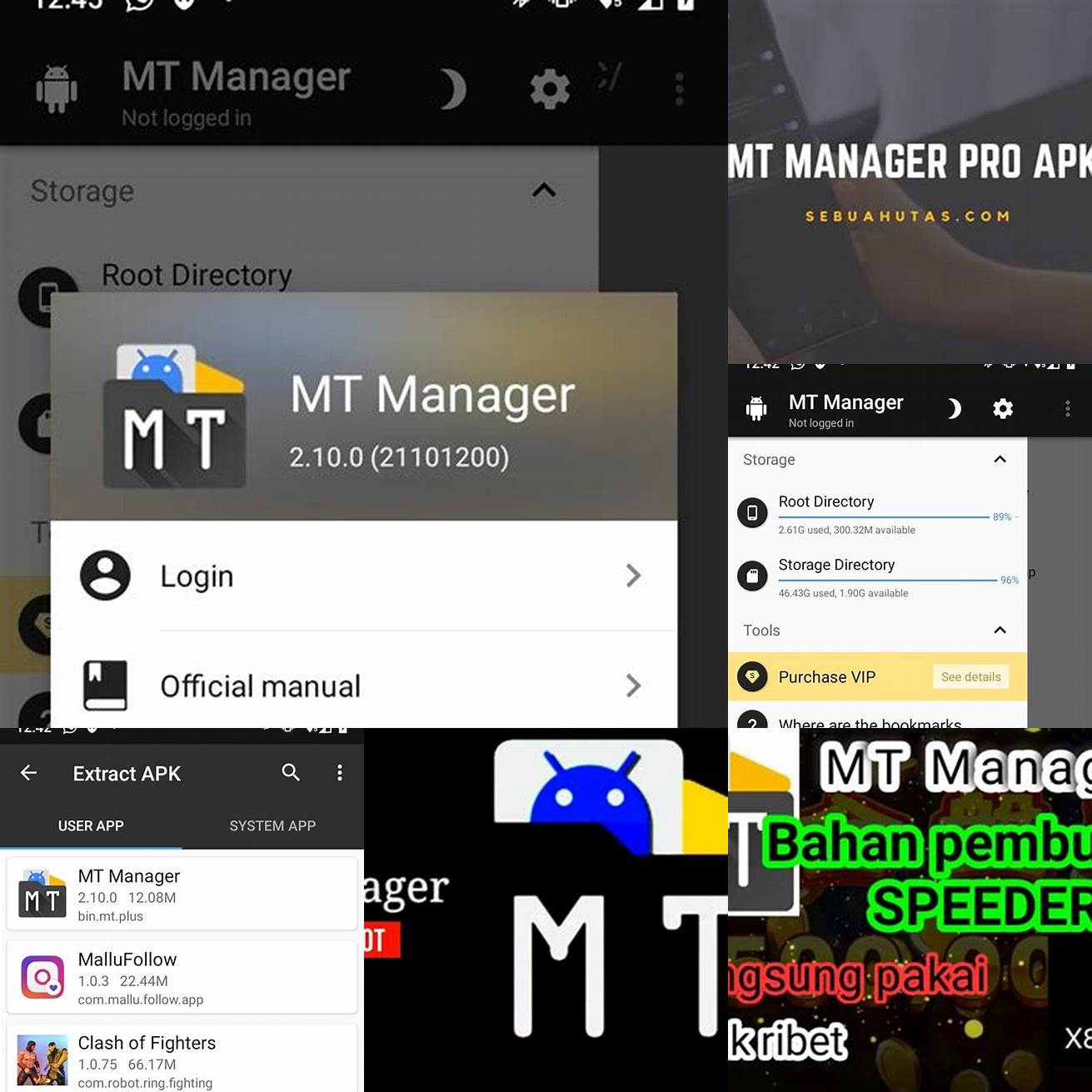 Pilih aplikasi MT Manager