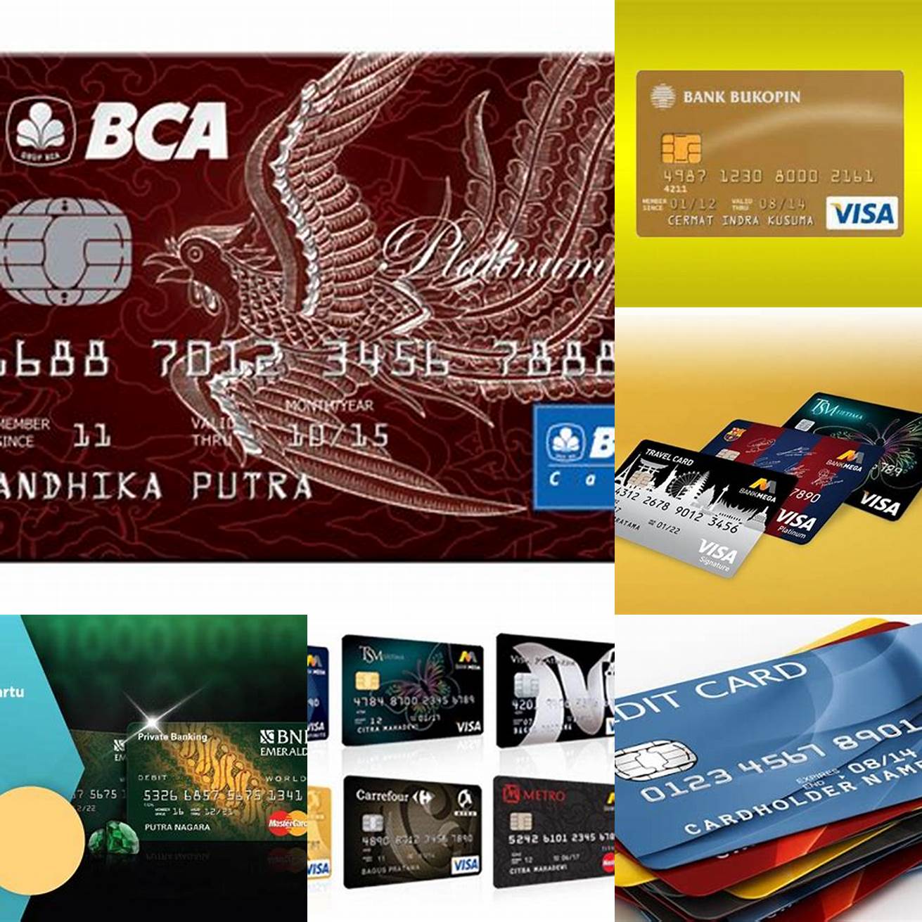 Pilih jenis kartu kredit yang akan dibayar