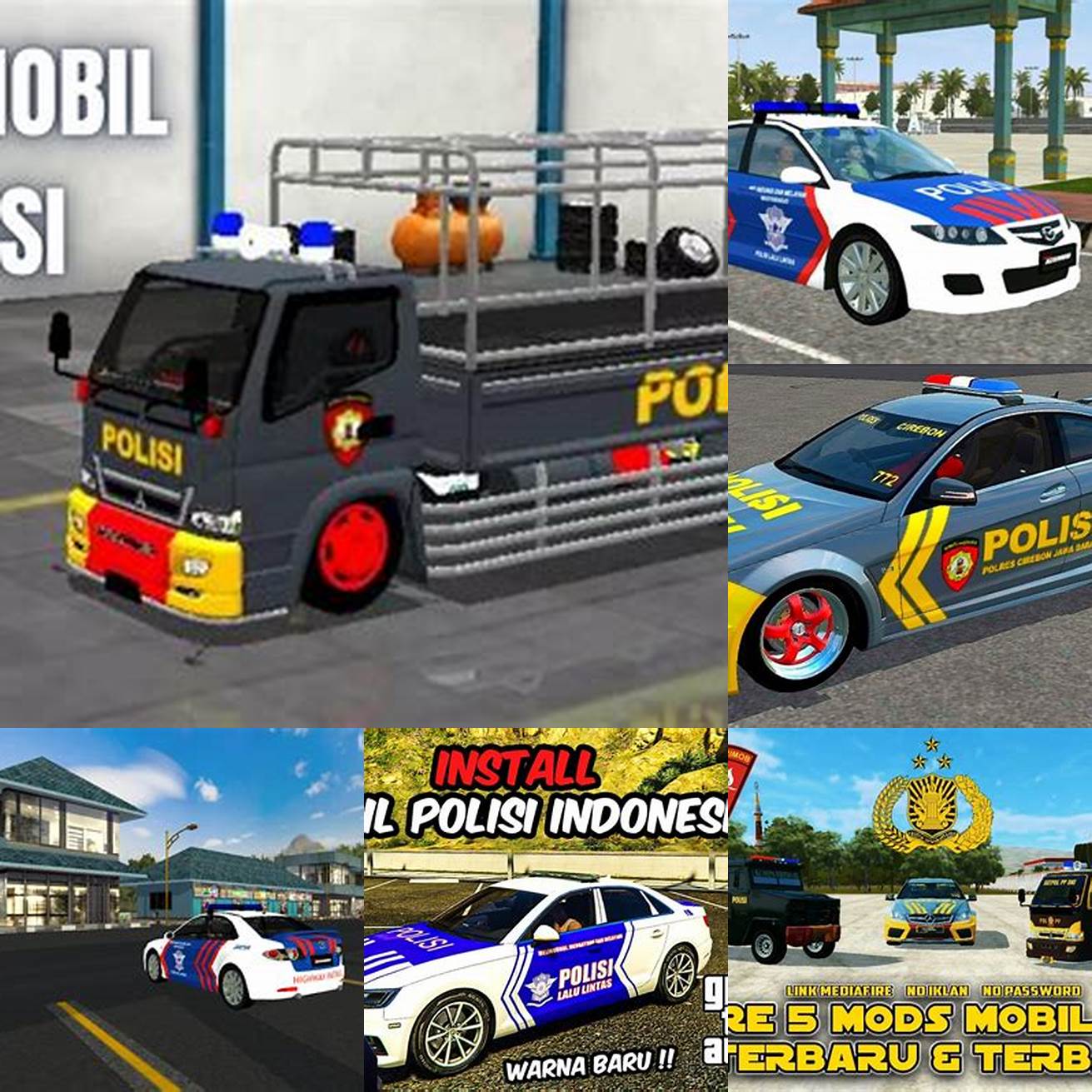 Pilih opsi Import dan temukan file mod mobil polisi Bussid yang sudah Anda unduh