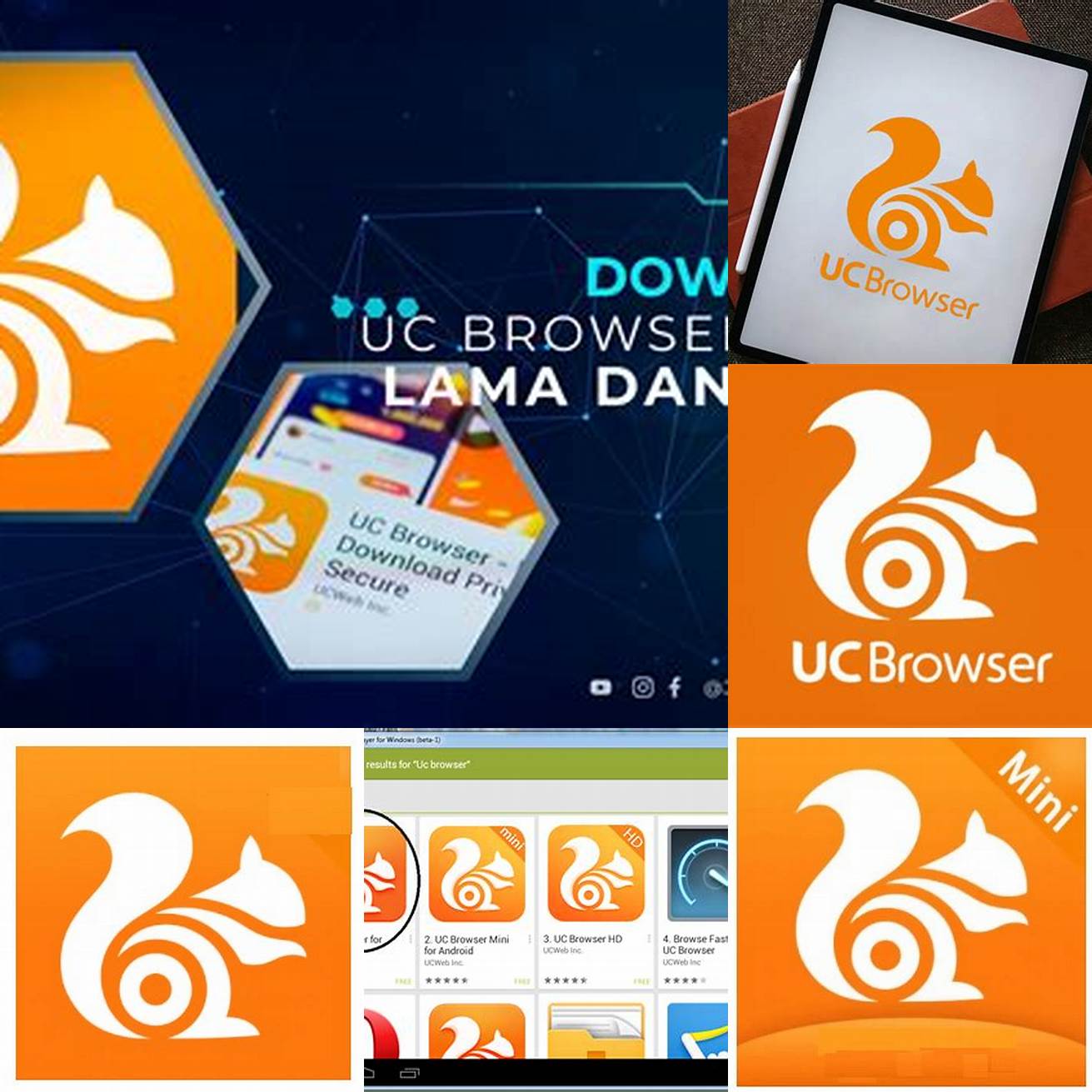 Pilih versi UC Browser yang ingin kamu download