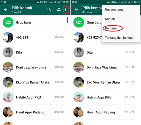 Pilihan Alternatif Skip di WhatsApp: Filter Kontak
