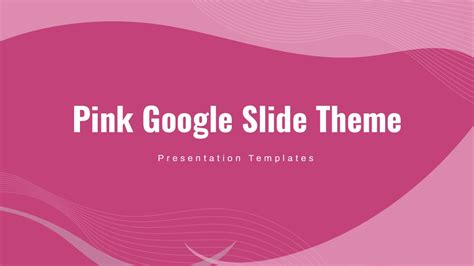 Pink Google Slide Templates